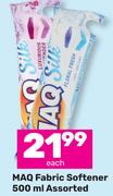 MAQ Fabric Softener Assorted-500ml Each