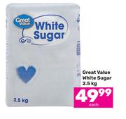 Great Value White Sugar-2.5kg 