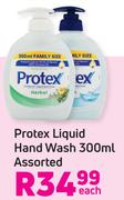 Protex Liquid Hand Wash 300ml Assorted- Each