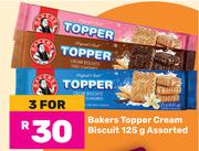 Bakers Topper Cream Biscuit Assorted-For 3 x 125g