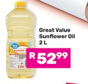 Great value Sunflower Oil-2L