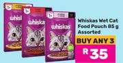 Whiskas Wet cat food Pouch Assorted-For 3 x 85g