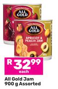 All Gold Jam Assorted-900g Each