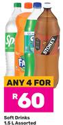 Soft Drinks Assorted-For 4 x 1.5L