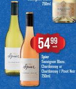 Spier Sauvignon Blanc, Chardonnay Or Chardonnay/Pinot Noir-750ml Each