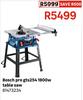 Bosch Pro GTS254 1800W Table Saw 81473234