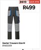 Dexter Trousers Size M 81463359