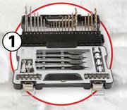 Dexter Pro 56pc Drill Set 10 Wood, 11me 81486645