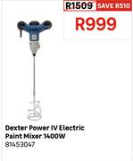 Dexter Power IV Electric Paint Mixer 1400W 81453047