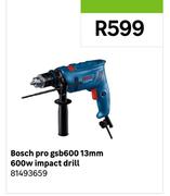 Bosch Pro GSB600 13mm 600W Impact Drill 81493659