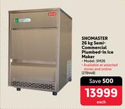 Snomaster 26Kg Semi-Commercial Plumbed-In Ice Maker SM26