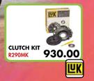 LUK Clutch Kit For Ford Bantam 1.3 2002-2011 R290MK