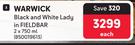 Warwick Black & White Lady In Field Bar-2 x 750ml