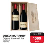 Boekenhoutskloof Cabernet & Syrah Gift Box-2 x 750ml