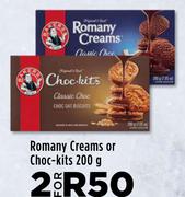 Romany Creams Or Choc Kits-For 2 x 200g