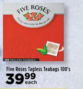 Five Roses Tagless Teabags-100's Each