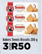 Bakers Tennis Biscuits-For 3 x 200g