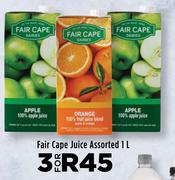 Fair Cape Juice Assorted-For 3 x 1L