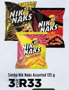 Simba Nik Naks Assorted-For 3 x 135g