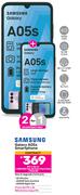 2 x Samsung Galaxy A05s Smartphone-On 1.3GB Red Top Up Core More Data + Flexi 80