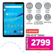 Lenovo 20.3cm (8") M8 4G Tablet
