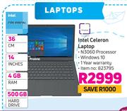 Proline 36cm (14") Intel Celeron Laptop