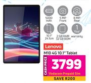 Lenovo 24.1cm (10.1") M10 4G Tablet