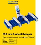 Blue Chem 350mm 8 Wheel Sweeper