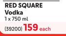 Red Square Vodka-750ml