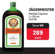 Jagermeister Herbal Liqueur-750ml 