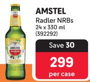 Amstel Radler NRB's-24 x 330ml Per Case
