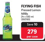 Flying Fish Pressed Lemon NRB's-24 x 330ml Per Case