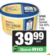 Spar Daily Spread Tub 40%-1Kg
