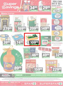 SPAR & SUPERSPAR KwaZulu-Natal Country : Christmas Super Savings (24 November - 07 December 2025), page 12