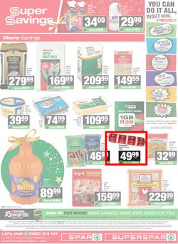 SPAR & SUPERSPAR KwaZulu-Natal Country : Christmas Super Savings (24 November - 07 December 2025), page 12
