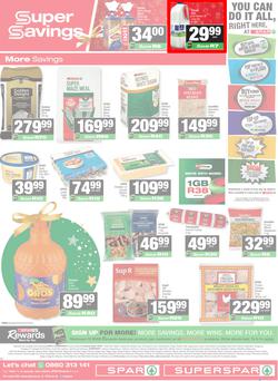 SPAR & SUPERSPAR KwaZulu-Natal Country : Christmas Super Savings (24 November - 07 December 2025), page 12