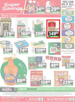 SPAR & SUPERSPAR KwaZulu-Natal Country : Christmas Super Savings (24 November - 07 December 2025), page 12