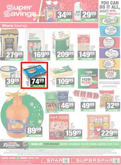 SPAR & SUPERSPAR KwaZulu-Natal Country : Christmas Super Savings (24 November - 07 December 2025), page 12