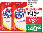 Golden Cloud Cake Wheat Flour-For 2 x 2.5Kg