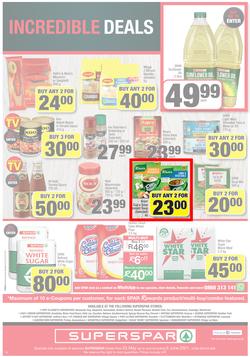 SUPERSPAR EASTERN CAPE : My Superspar (25 May - 6 June 2021) Valid in Despatch, Sunridge, Nicks Food Berea, Vincent, Knysna, George, Jeffery's Bay, St. Francis Bay, Port Alfred, Uitenhage, Queenstown, page 12