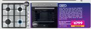 Defy Gas Hob & Electric Oven Box Set DBO484E & DHG133
