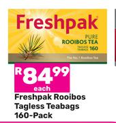 Freshpak Rooibos Tagless Teabags 160 Pack-Each