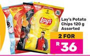 Lay's Potato Chips Assorted-For 2 x 120g