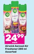 Airwick Aerosol Air Freshener Assorted-280ml Each