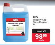 Aro Window & Glass Cleaner-5Ltr Each
