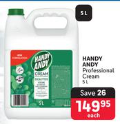 Handy Andy Professional Cream-5Ltr Each