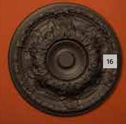 Polyurethane Leaves Ceiling Medallion 600mm