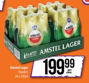 Amstel Lager Handies-24 x 330ml Per Case