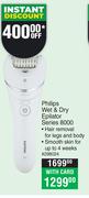 Philips Wet & Dry Epilator Series 8000