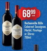 Durbanville Hills Cabernet Sauvignon, Merlot, Pinotage Or Shiraz-750ml Each